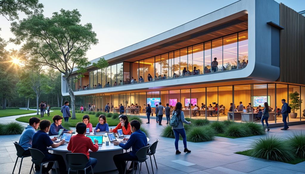 découvrez le lycée connecté, une innovation éducative révolutionnaire au cœur de la nouvelle-aquitaine. plongez dans un environnement d'apprentissage moderne qui allie technologie et pédagogie pour préparer les élèves aux défis de demain.