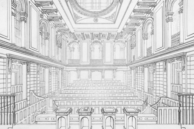 The Miriam and Ira D. Wallach Division of Art, Prints and Photographs: Art & Architecture Collection, The New York Public Library. "Court of King's Bench" The New York Public Library Digital Collections. 1828. https://digitalcollections.nypl.org/items/acd6b250-c6f4-012f-1157-58d385a7bc34