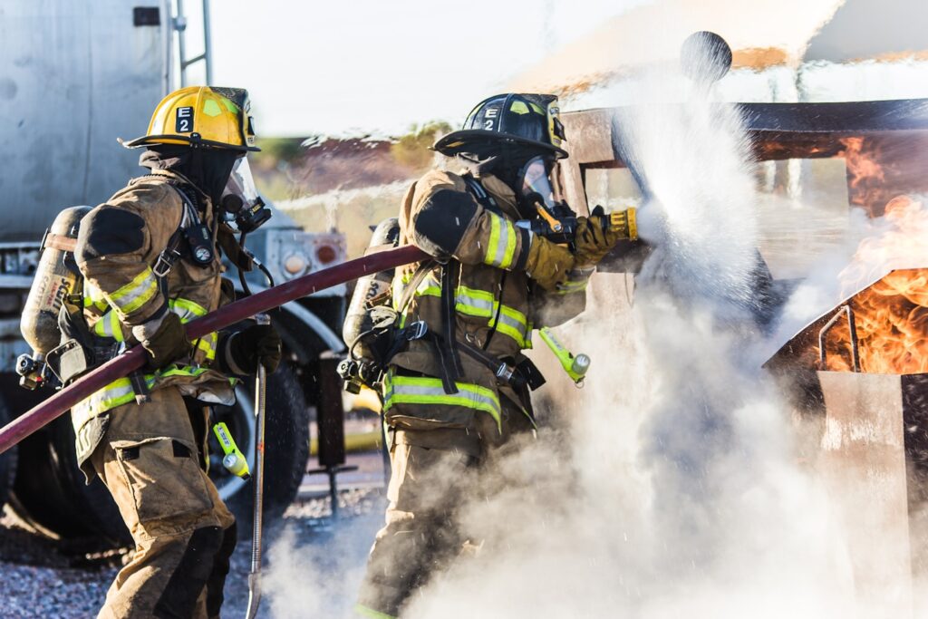 Firefighter Training Fire