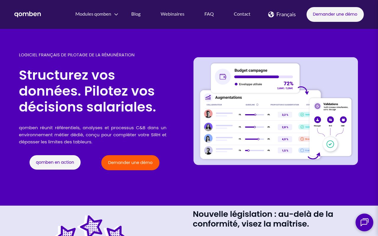Apercu du site qomben